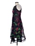 Just... Taylor 100% Polyester Tropical Black Cocktail Dress Size 2 - photo 5