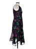Just... Taylor 100% Polyester Tropical Black Cocktail Dress Size 2 - photo 4