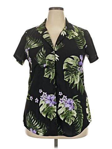 eShakti Short Sleeve Blouse (view 1)