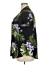 eShakti 100% Polyester Tropical Black Short Sleeve Blouse Size 18 - photo 5