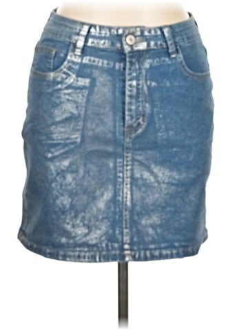 Unbranded Denim Skirt (view 1)