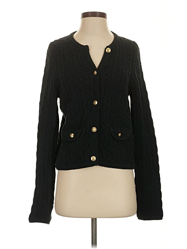 Pre-owned Jcrew Cardigan Sweater In Black