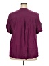 Torrid Purple Short Sleeve Blouse Size 3X Plus (3) - photo 2