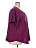Torrid Purple Short Sleeve Blouse Size 3X Plus (3) - photo 4