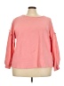 Crown & Ivy Pink Sweatshirt Size 3X - photo 1