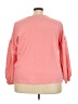 Crown & Ivy Pink Sweatshirt Size 3X - photo 2