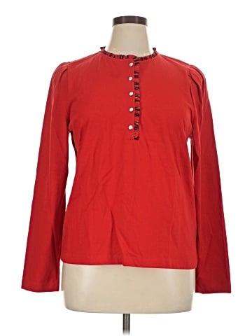 J.Crew Factory Store Long Sleeve Blouse (view 1)
