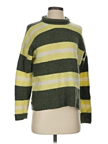 Madewell Striped Fulton Pullover Sweater (view 1)