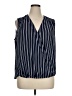 Daniel Rainn Blue Sleeveless Blouse Size XL - photo 1