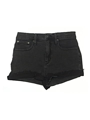 Madewell High-Rise Denim Shorts in Clint Wash: Drop-Hem Edition (view 1)