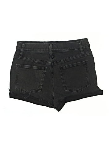 Madewell High-Rise Denim Shorts in Clint Wash: Drop-Hem Edition (view 2)