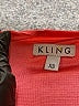 Kling 100% Polyester Orange Cocktail Dress Size XS - photo 7