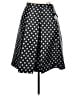Halogen Polka Dots Black Casual Skirt Size 14 (petite) - photo 1