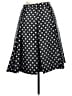 Halogen Polka Dots Black Casual Skirt Size 14 (petite) - photo 2