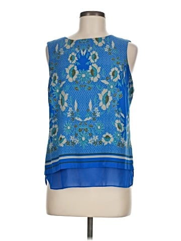 Rose + Olive Sleeveless Blouse (view 1)