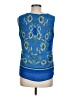 Rose + Olive Blue Sleeveless Blouse Size M - photo 2