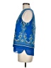 Rose + Olive Blue Sleeveless Blouse Size M - photo 5