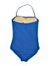 J.Crew Color Block Blue One Piece Swimsuit Size 2 - photo 2