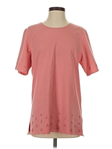 Denim & Co Short Sleeve Top (view 1)