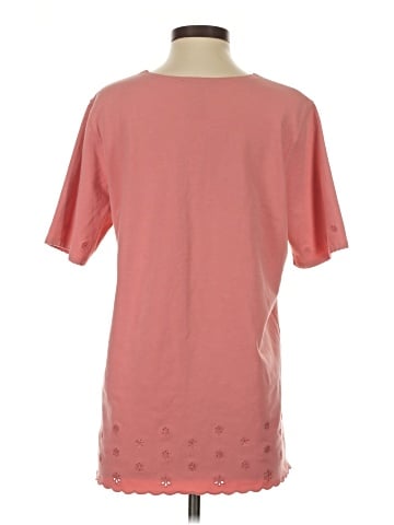 Denim & Co Short Sleeve Top (view 2)