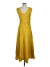 Just... Taylor 100% Polyester Yellow Casual Dress Size 6 - photo 2