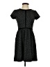 Ann Taylor LOFT Animal Print Black Casual Dress Size 0 - photo 1