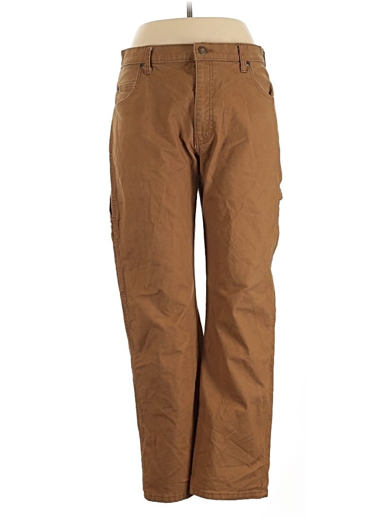 Pre-owned Dickies Cargo Pants In Brown