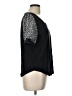 DKNY Black Short Sleeve Top Size L - photo 4
