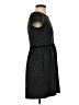 Ann Taylor LOFT Animal Print Black Casual Dress Size 0 - photo 4