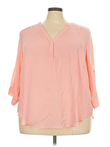 Torrid 3/4 Sleeve Blouse (view 1)