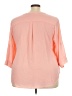 Torrid 100% Polyester Pink 3/4 Sleeve Blouse Size 3X Plus (3) - photo 2
