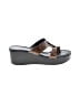 Donald J Pliner Animal Print Brown Wedges Size 8 1/2 - photo 1