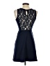 Forever 21 Solid Blue Cocktail Dress Size S - photo 2