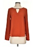Forever 21 100% Polyester Orange Long Sleeve Blouse Size S - photo 1