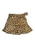 Zara 100% Polyester Animal Print Gold Skort Size XS - photo 1