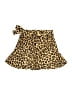 Zara 100% Polyester Animal Print Gold Skort Size XS - photo 2