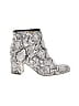 INC International Concepts White Ankle Boots Size 9 - photo 1