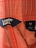 Lands' End 100% Cotton Solid Orange Shorts Size 8 - photo 3