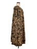 Roaman's Paisley Brown Casual Dress Size 14 Petite (M) - photo 4
