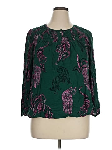 Crown & Ivy 3/4 Sleeve Blouse (view 1)