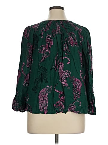 Crown & Ivy 3/4 Sleeve Blouse (view 2)