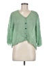 Click Green 3/4 Sleeve Blouse Size M - photo 1