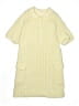 Zara Checkered-gingham Yellow Dress Size 13 - 14 - photo 1