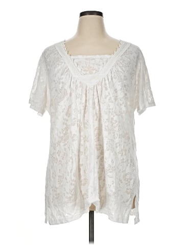 Denim 24/7 Short Sleeve Blouse (view 1)