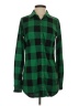 D&Co. Green Casual Dress Size XXS - photo 1