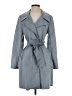 Elie Tahari Gray Trenchcoat Size XS - photo 1
