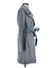 Elie Tahari Gray Trenchcoat Size XS - photo 4