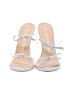 Stuart Weitzman Silver Sandals Size 8 1/2 - photo 2