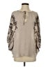 BCBGMAXAZRIA 100% Polyester Gray Long Sleeve Blouse Size XXS - photo 1