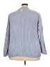 Lane Bryant 100% Rayon Blue 3/4 Sleeve Blouse Size 22 - 24 Plus - photo 2